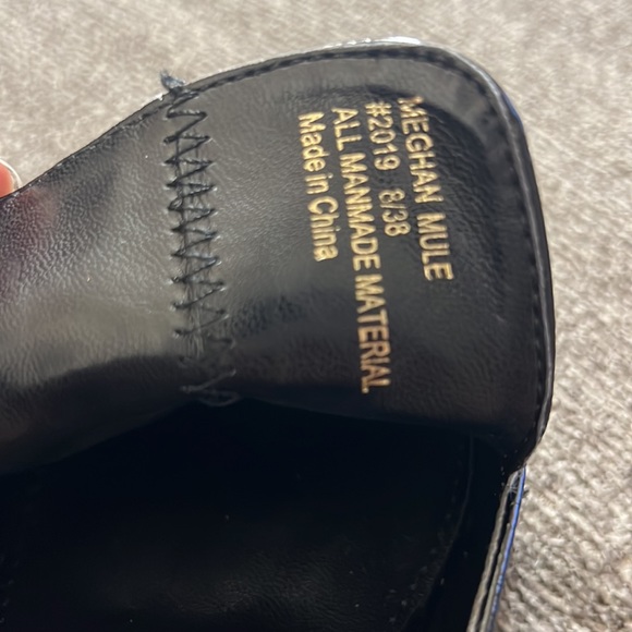 Seven7 Meghan Mules In Black Size 8 - Picture 10 of 12